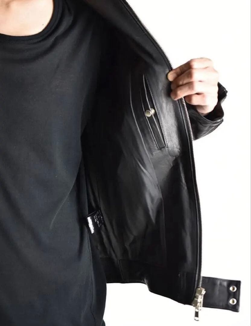 RIPVANWINKLE 定価¥239,800 ディアスキンレザーライダース鹿革