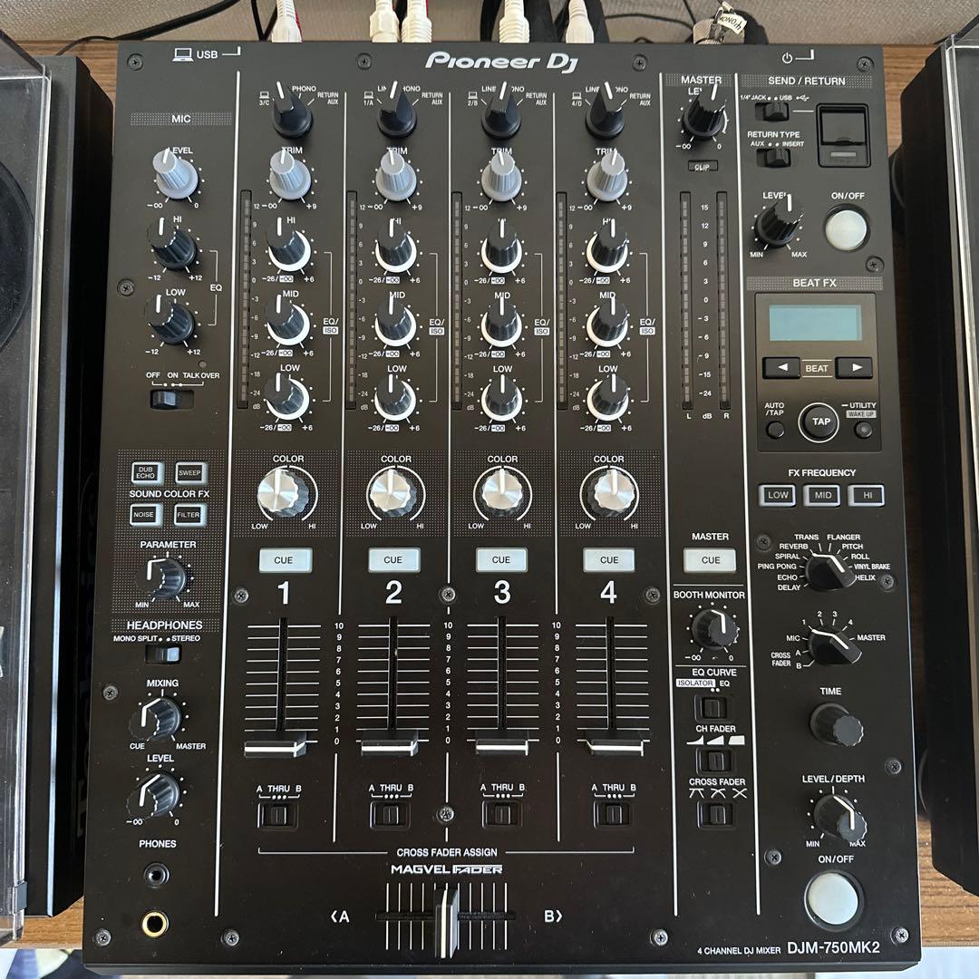 【Pioneer DJ】DJM-750MK2 箱付属