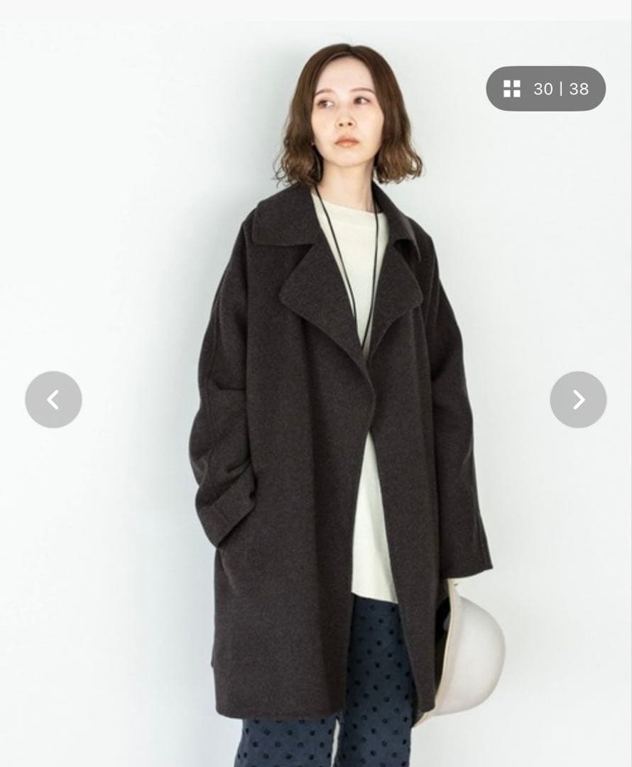 イエナ　IENA MANTECO PUREダブルフェイスショートコート　コート