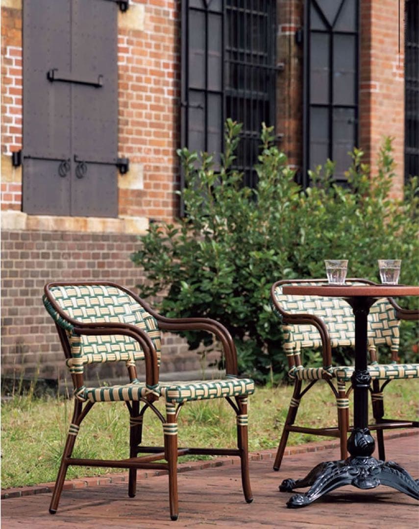 送料込み⚫︎アールデコ調カフェテーブル 丸型 店舗什器 サイドテーブル