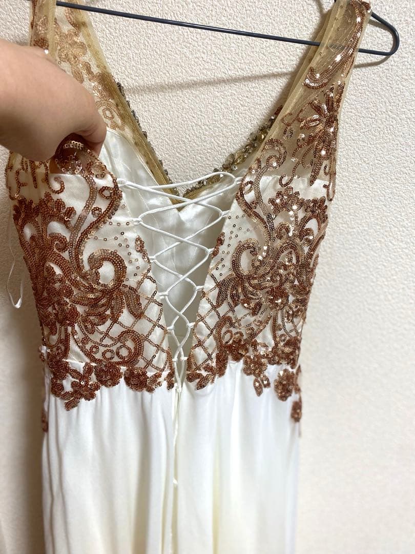 IRMA イルマ スパンコール Aライン ロングドレス キャバドレス