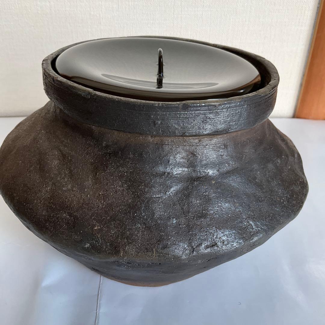 古常滑焼　算盤玉型水指　桃山〜江戸時代初期頃