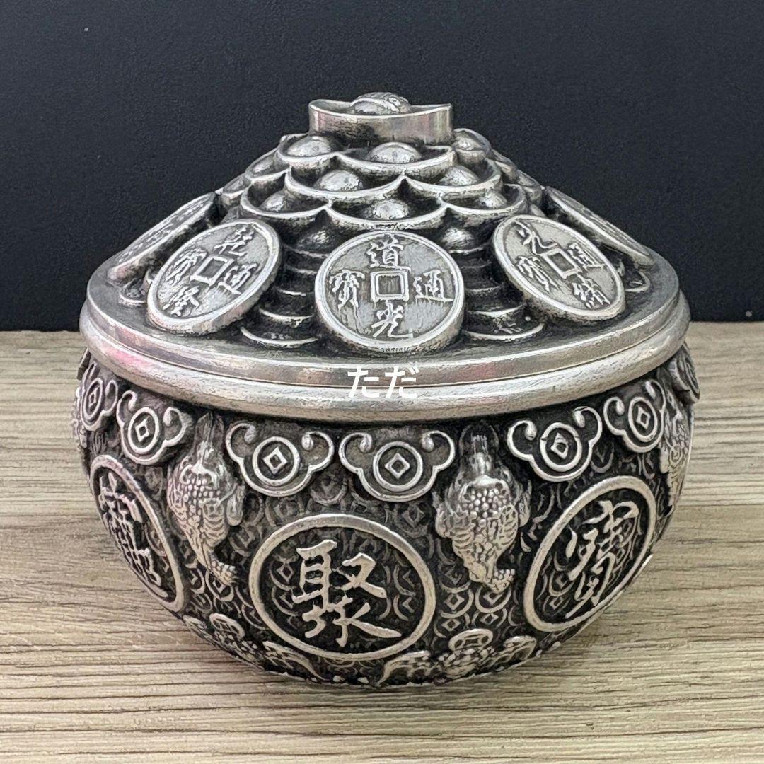 銅器 聚宝盆 客間 玄関 茶室 執務室 開運風水 招財 置物 工芸品 装飾品