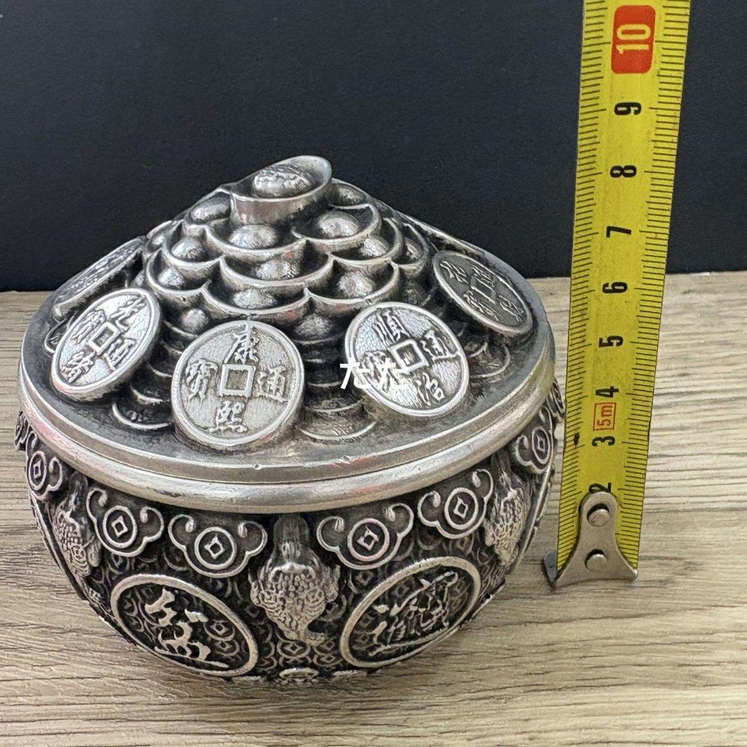 銅器 聚宝盆 客間 玄関 茶室 執務室 開運風水 招財 置物 工芸品 装飾品