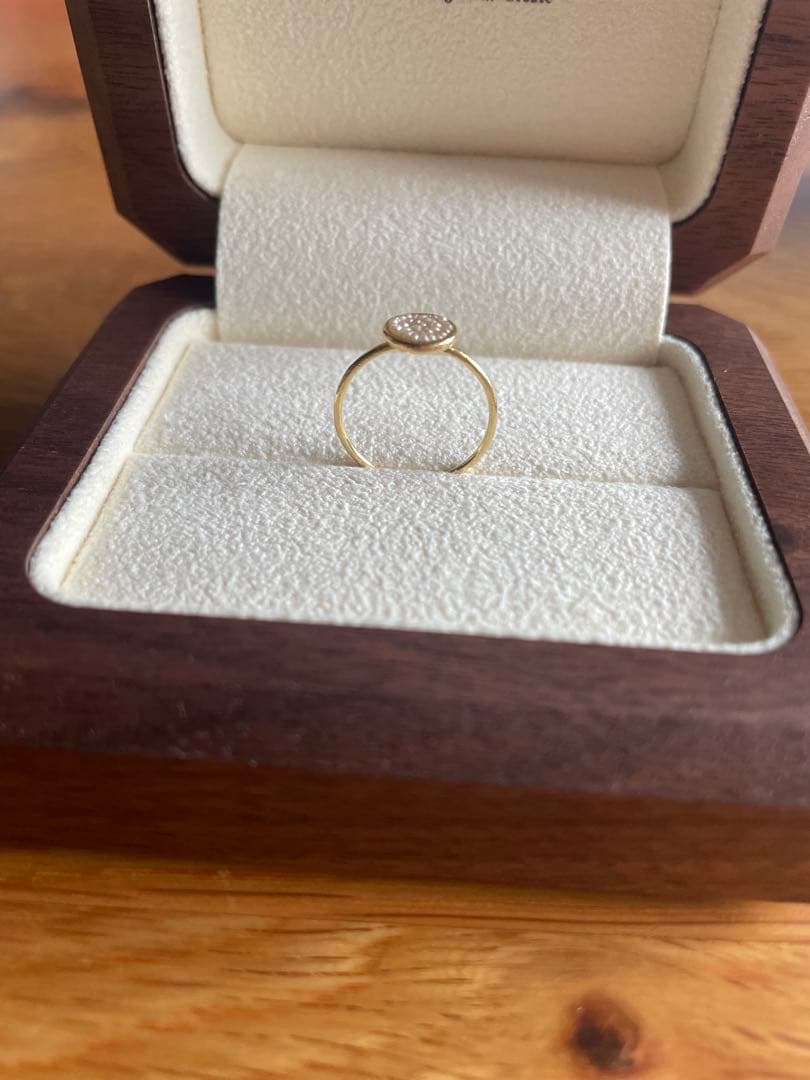 e.m. リトルエンブレム　little emblem アコヤパール　K18yg