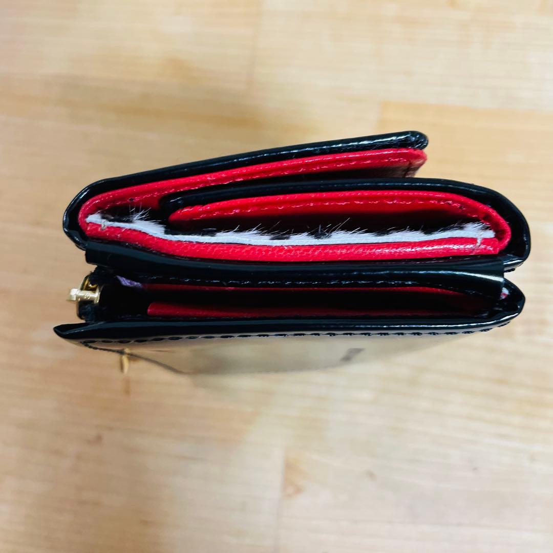 新品未使用品✨ フルッティディボスコ 二つ折り財布 コンパクト ブラック