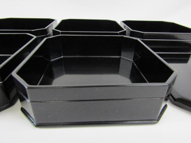 Y5-1014 ◇茶道具 輪島塗 真塗 縁高 菓子器 五段重◇