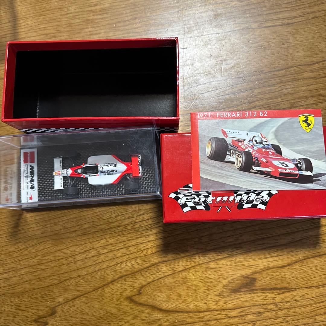 ミニカー makeup Ferrari 312 B & McLaren MP4/4