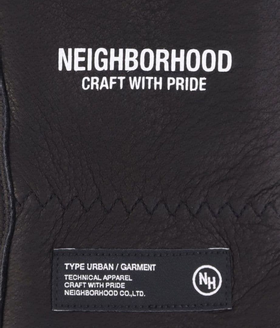 新品 24FW NEIGHBORHOOD LEATHER BOA GLOVES