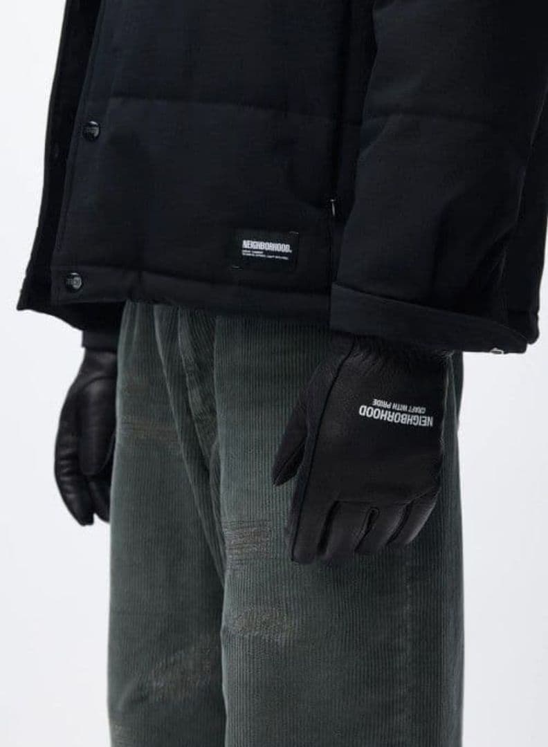 新品 24FW NEIGHBORHOOD LEATHER BOA GLOVES