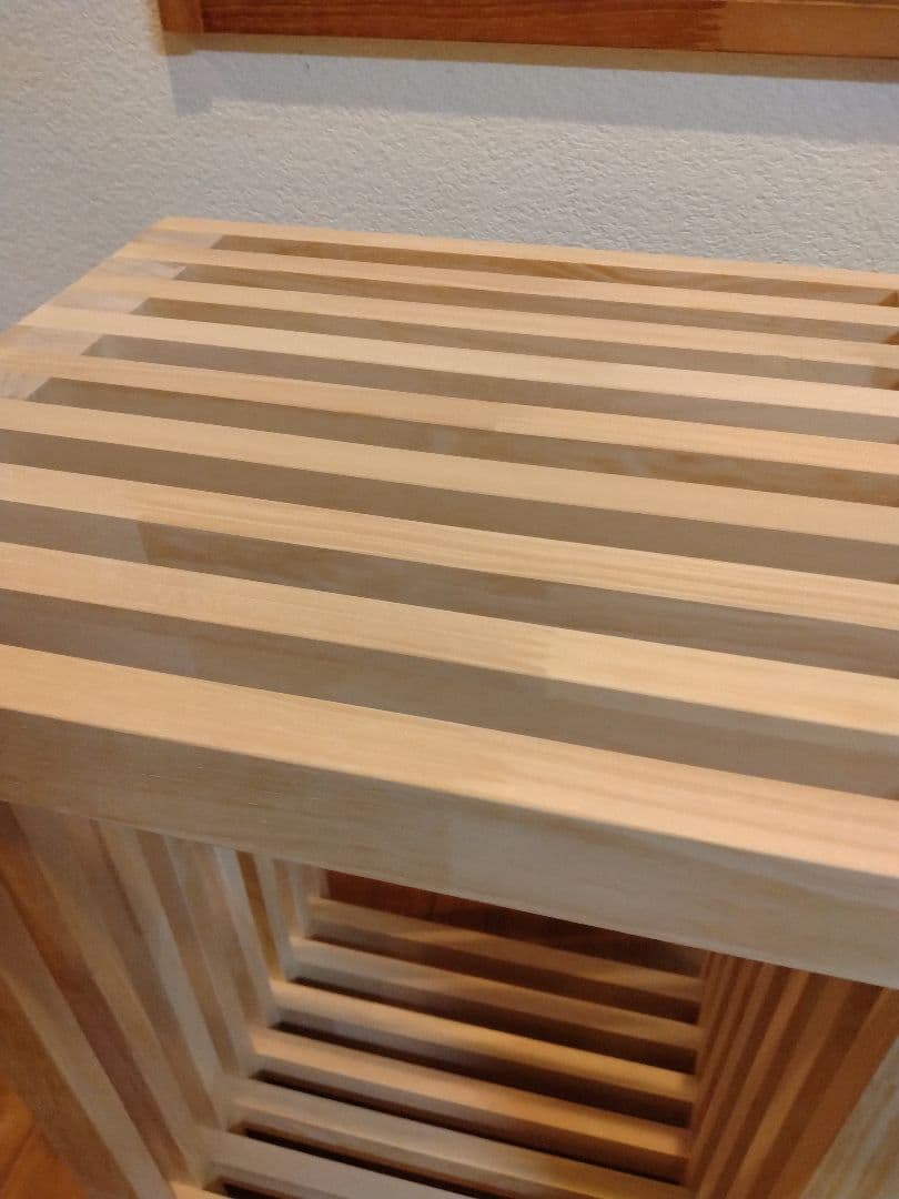 木製　ハンドメイド　オーダー　格子型　水槽台　アクアラック　棚　シェルフ