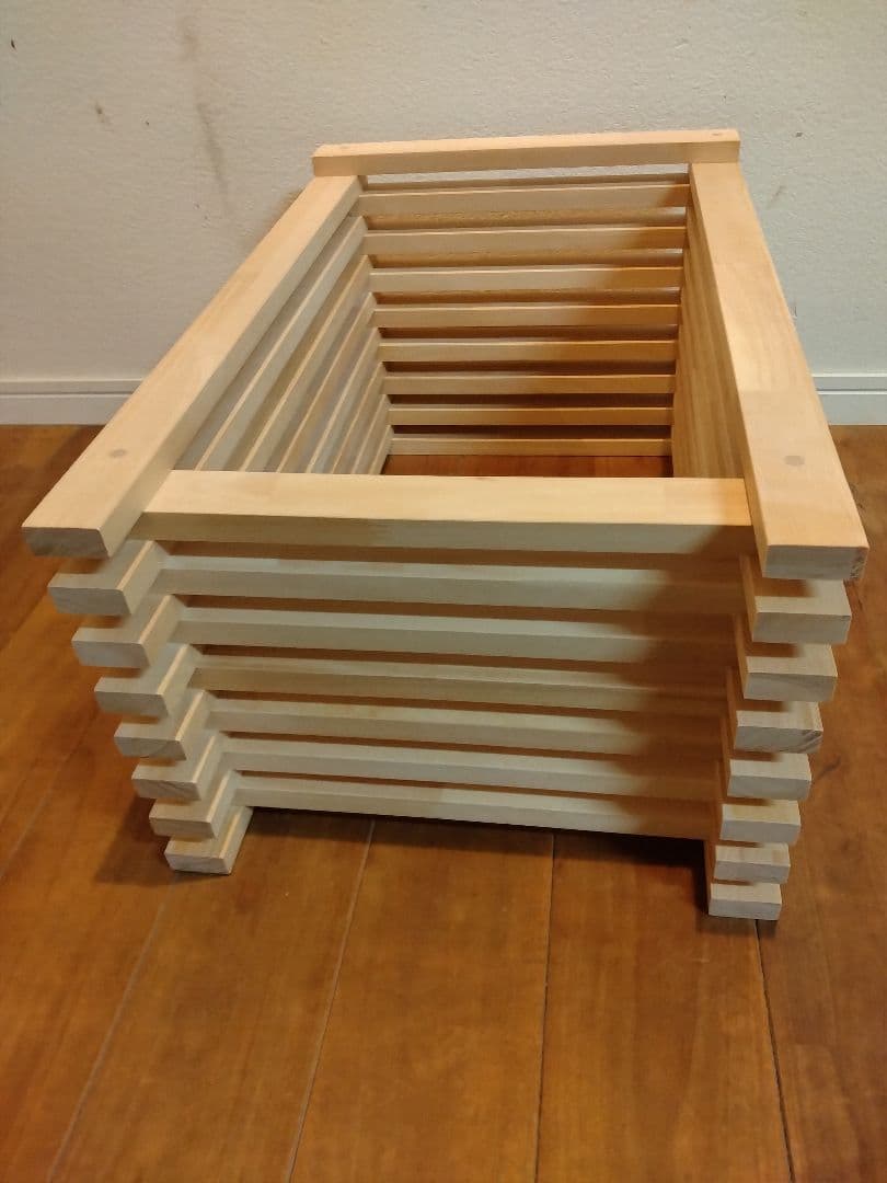 木製　ハンドメイド　オーダー　格子型　水槽台　アクアラック　棚　シェルフ