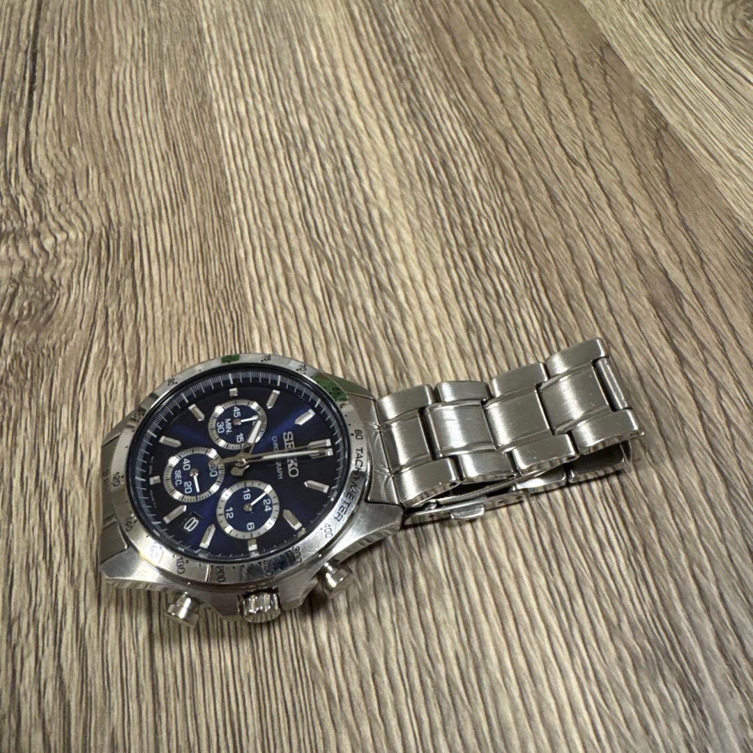 【電池交換要】SEIKO クロノグラフ 腕時計