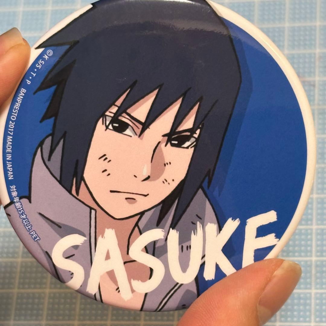 NARUTO　ナルト　缶バッジ　バッチ　セガ　SEGA プライズ　うちはサスケ