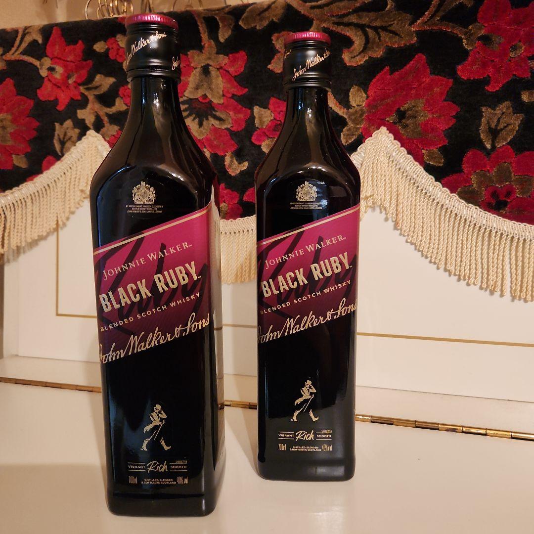 [新](貴重商品) ジョニーウォーカー ブラックルビー 2本