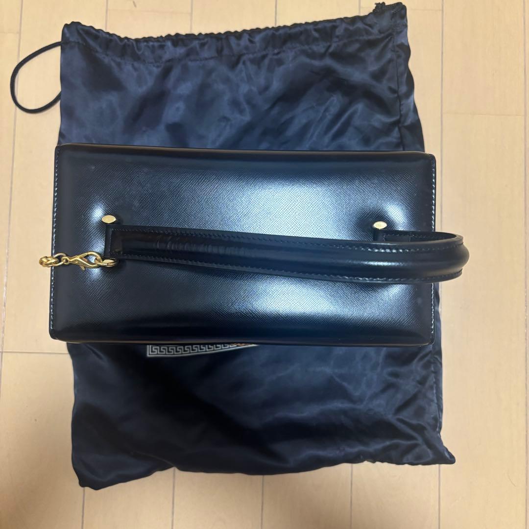 ヴェルサーチェ サンバースト ロゴ ハンドバッグ