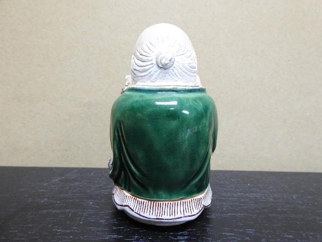 三浦竹泉　寿星香合　共箱　MA１５９