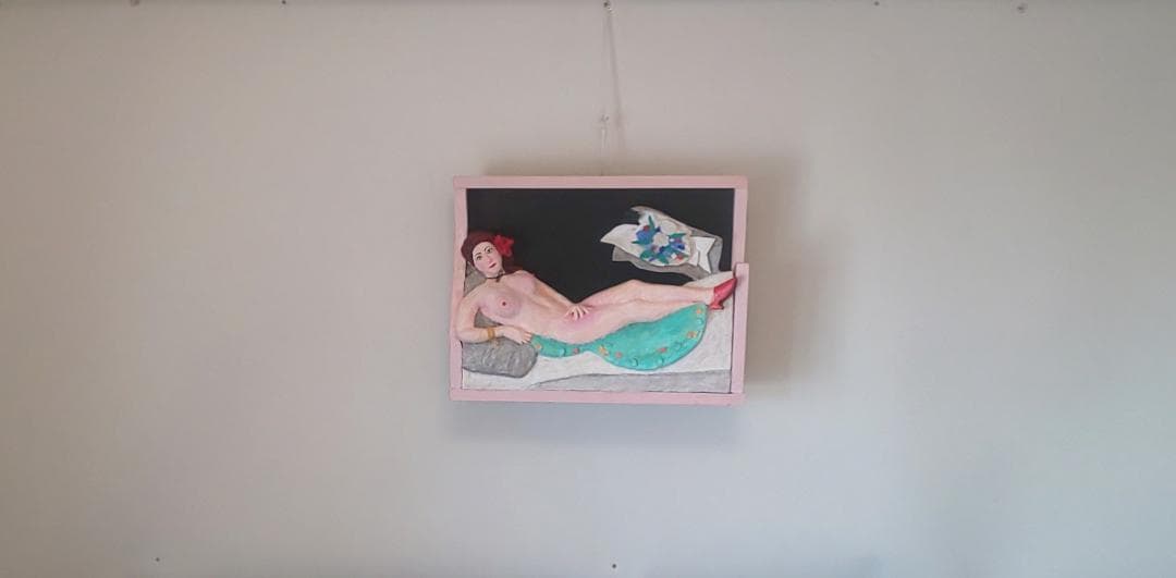 「横たわる裸婦」（未来絵画）