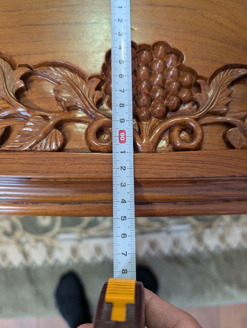 木製楕円形ダイニングテーブルセット