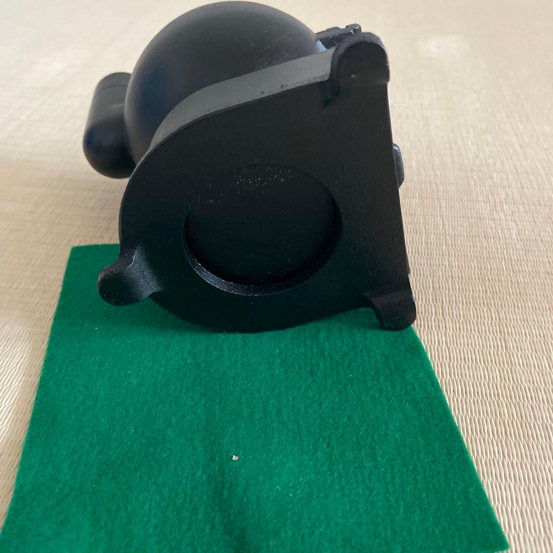 JR ストーブ型オブジェ 黒　ダルマストーブ　JR北海道