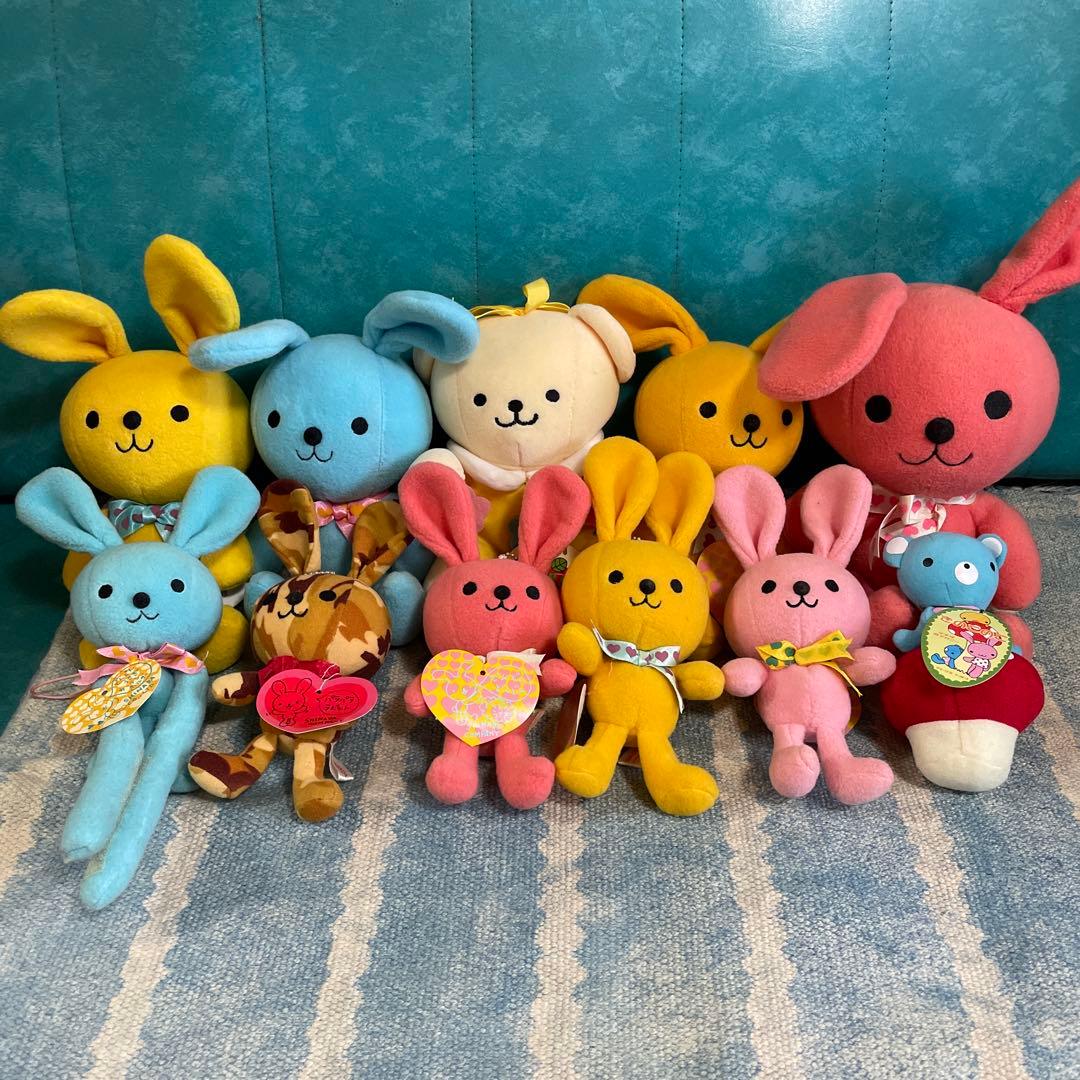 シナダ　shinada セット　どんどんうさぎ　ハナちゃん　きのこのこ　11体