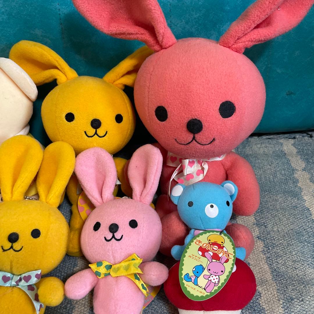 シナダ　shinada セット　どんどんうさぎ　ハナちゃん　きのこのこ　11体