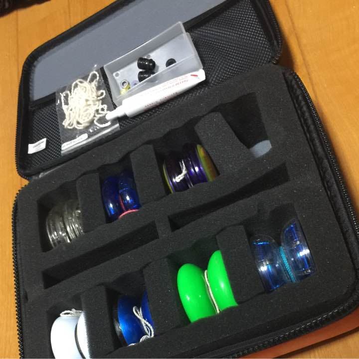 ハイパーヨーヨー収納ボックス、その他ヨーヨー7種、