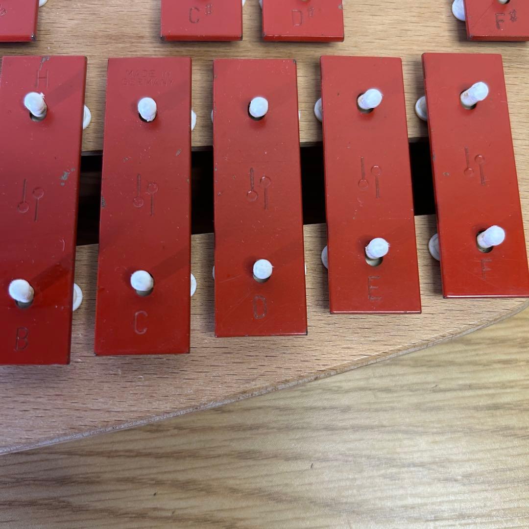 【かめみ様】 SONOR NG 30 メタルフォン 鉄琴 ソナー マレット付き