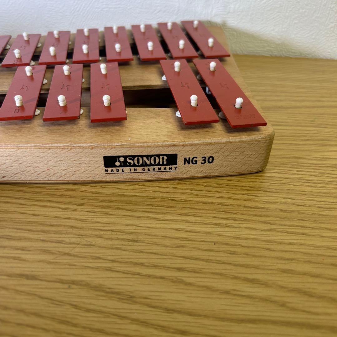 【かめみ様】 SONOR NG 30 メタルフォン 鉄琴 ソナー マレット付き