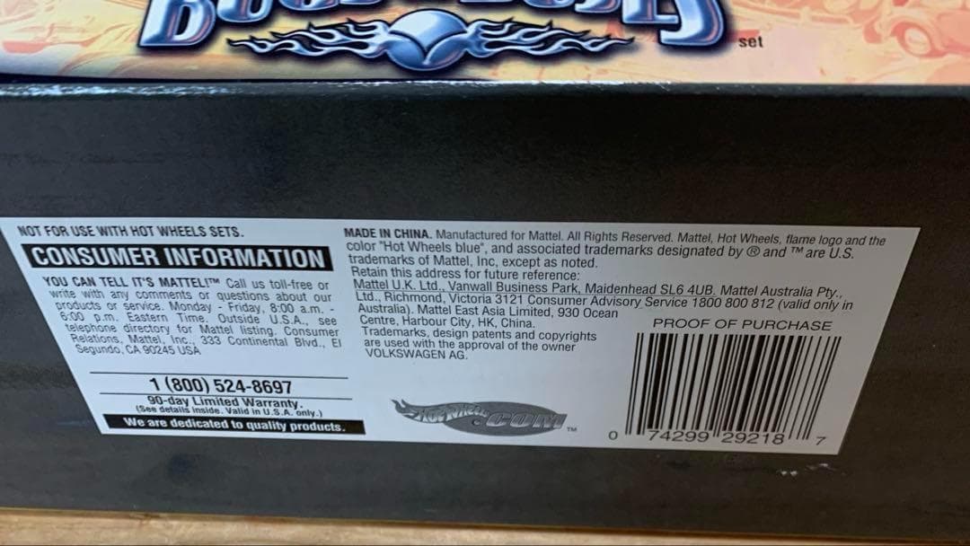 ミニカー　Hot Wheels　VW　フォルクスワーゲン　ビートル　バス