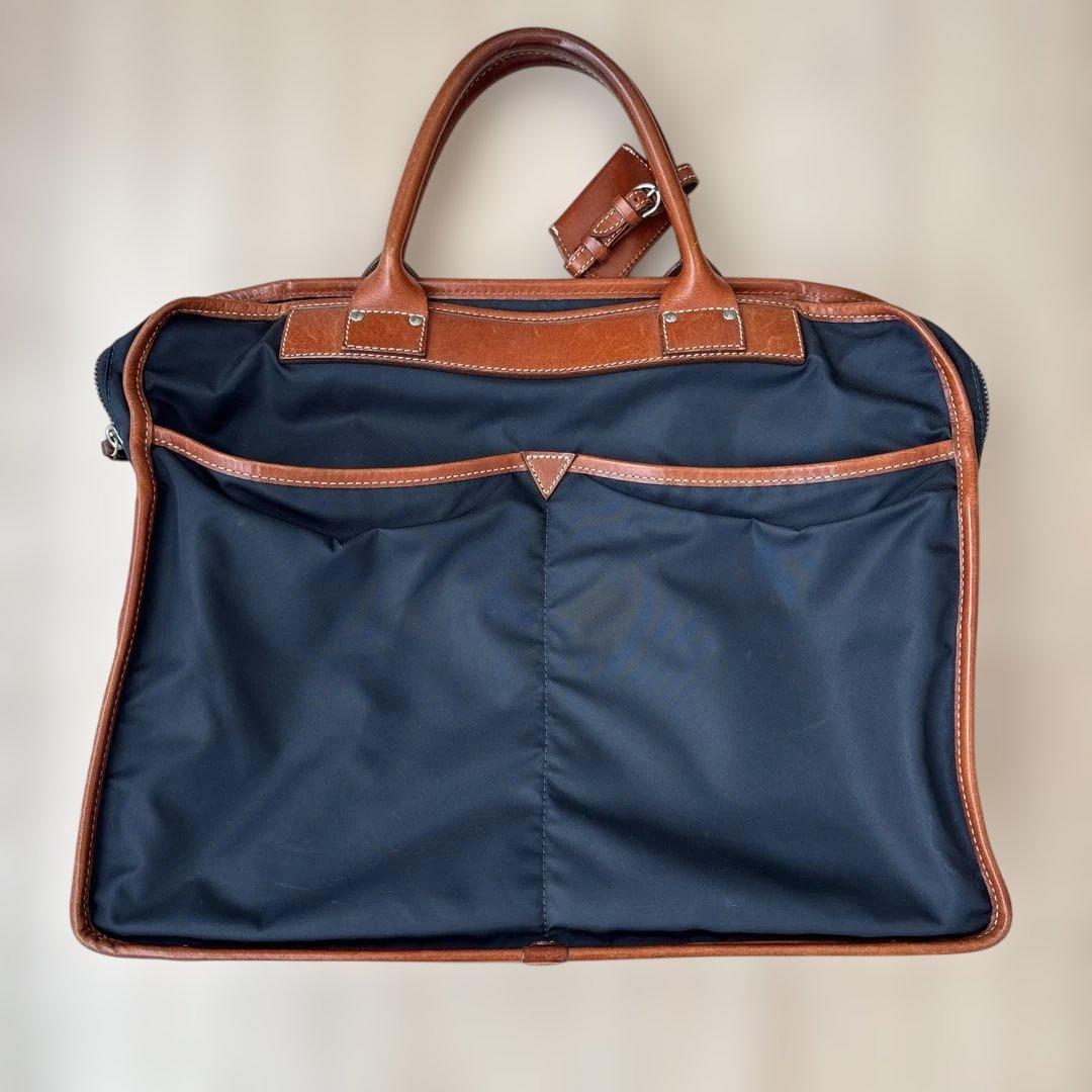 フェリージ　ビジネスバッグ ネイビー/ブラウン