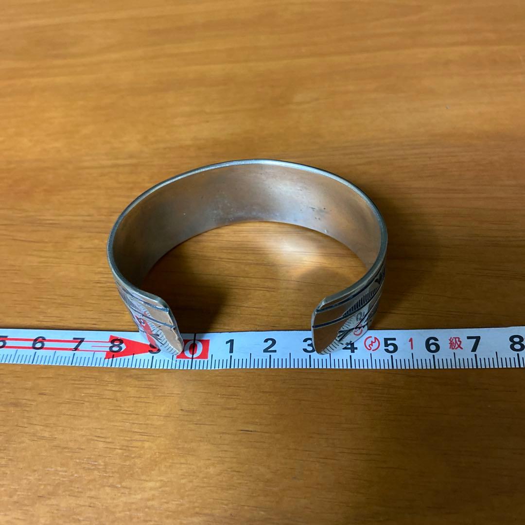 ☆ 【Vintage】 ナバホ・ネィティブ★シルバー バングル　刻印あり