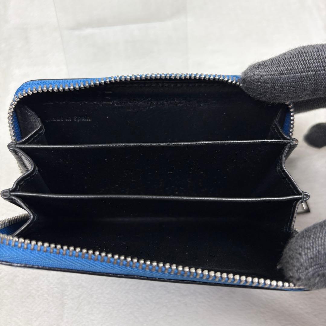 LOEWE ロエベ アナグラム ラウンドファスナー 型押し 財布 ミニ財布