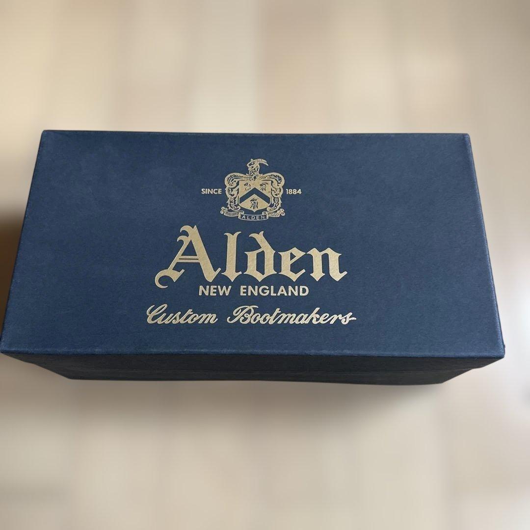 ALDEN ユナイテッドアローズ別注 キャップトゥ 黒 ヴィンテージスチール装着