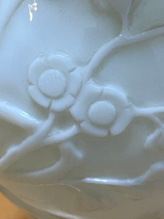 古いガラスの花瓶 中国清朝 乾隆硝子 骨董 唐物