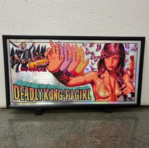 ポスター DEADLY KUNG-FU GIRL Silk Screen Print