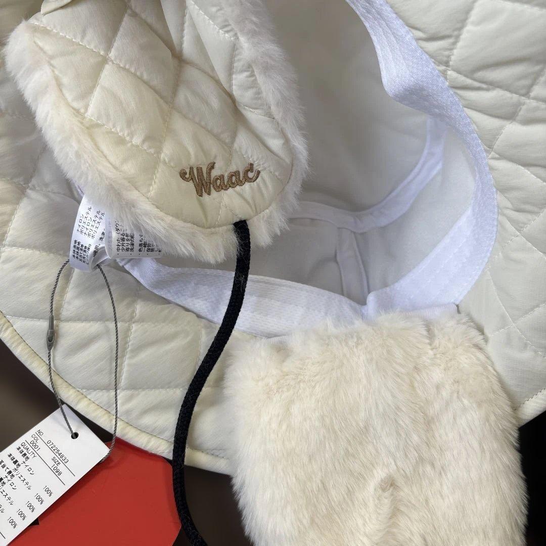 ワック　WAAC ゴルフ　耳付きハット ホワイト　新品未使用　ユニセックス