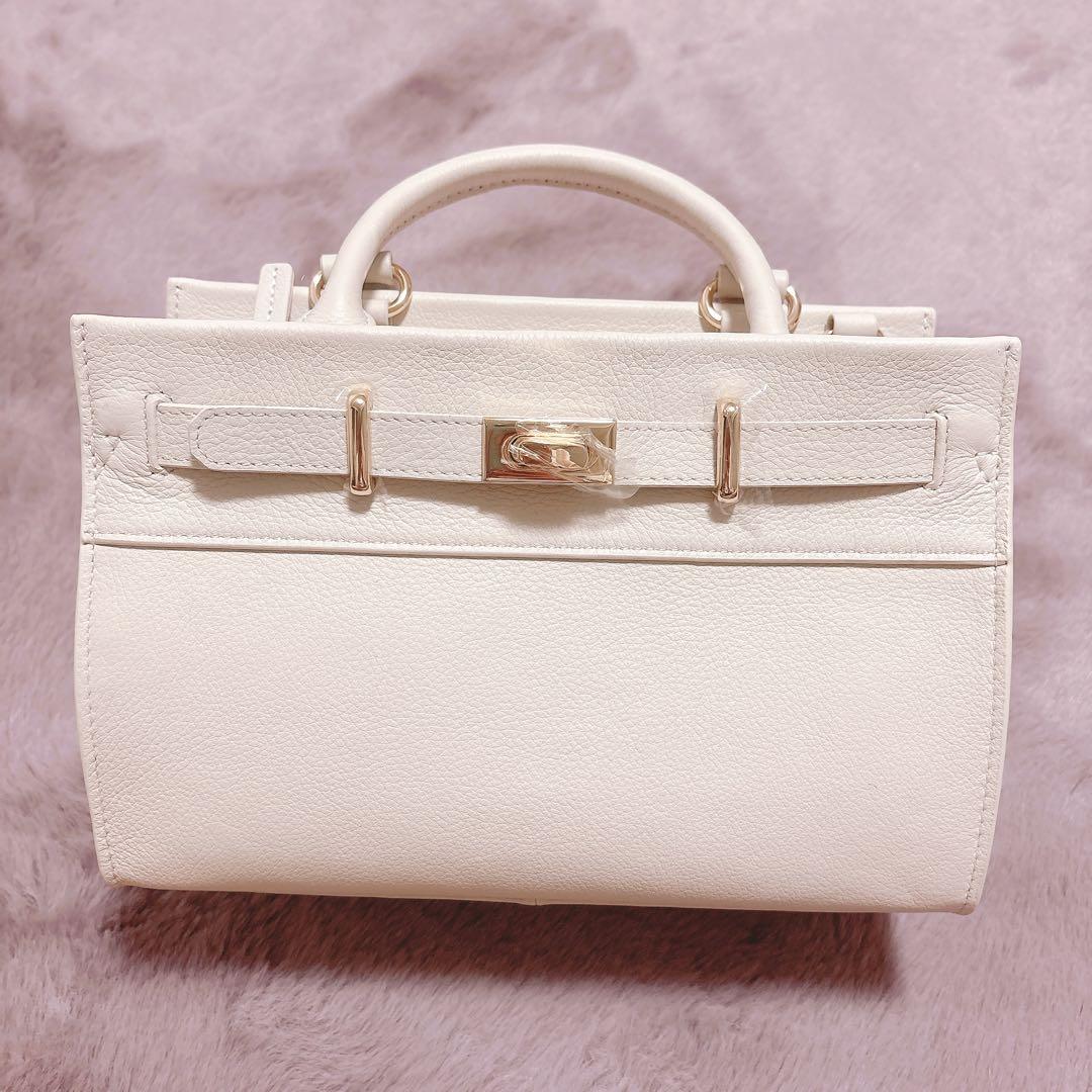 DIANA 本革ミニバッグ AS3110ライトグレースムース (406131)