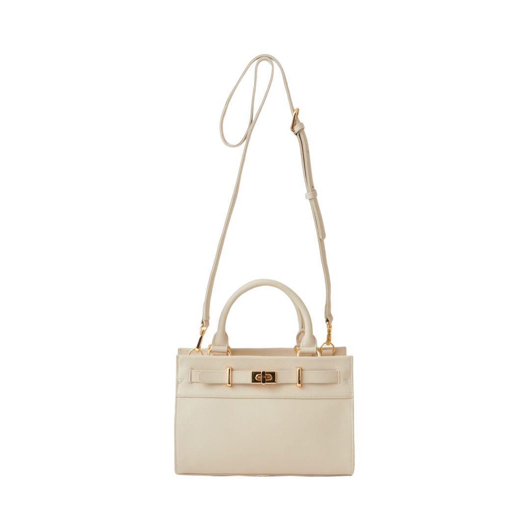 DIANA 本革ミニバッグ AS3110ライトグレースムース (406131)