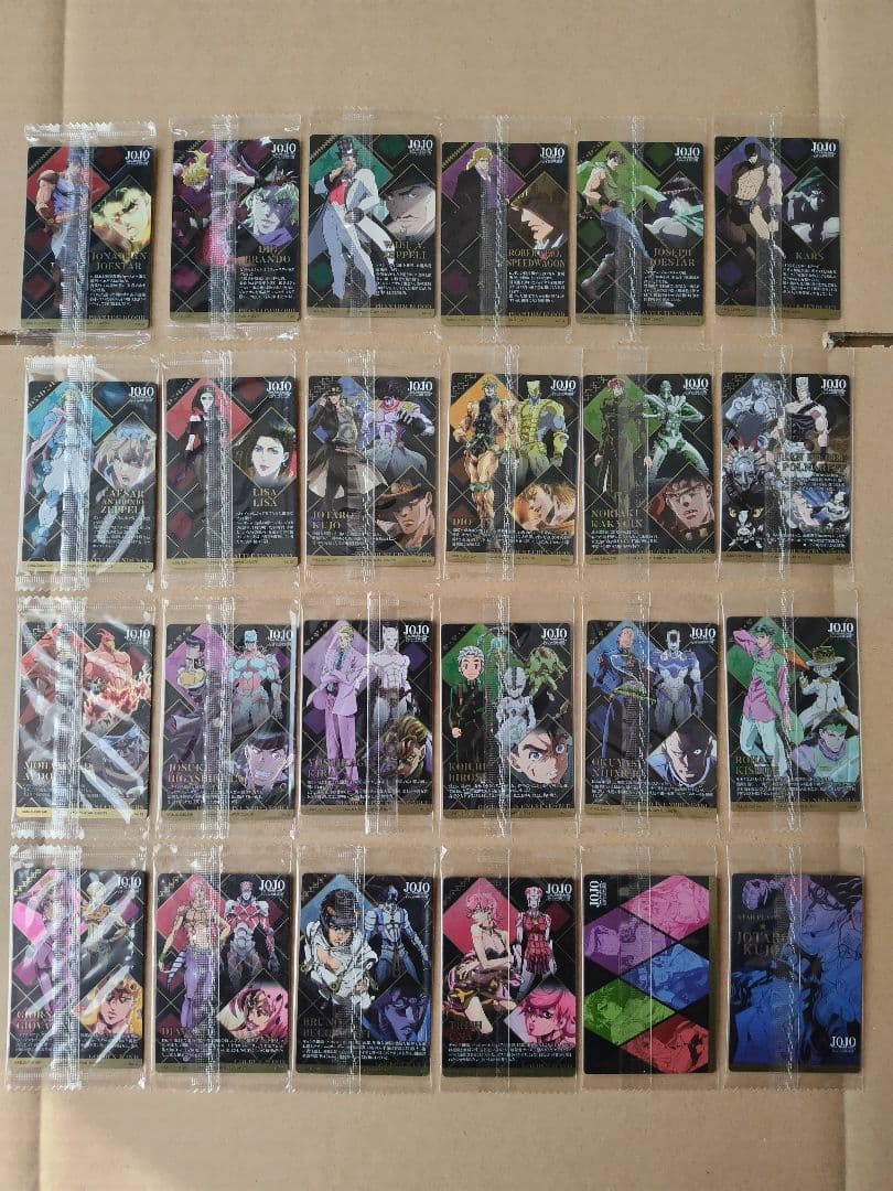 ジョジョの奇妙な冒険　ウエハースカード　第１弾〜第９弾（最新弾）フルコンプ