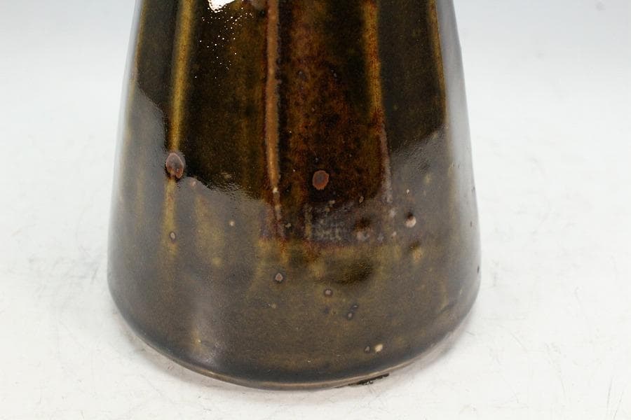 茶道具 高取焼 杵形 花入 銘 閑居 書付 表千家(K-YC555)