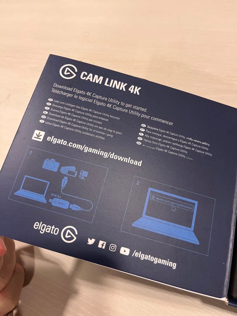 ビデオキャプチャー・キャプチャーボード elgato CAM LINK 4K