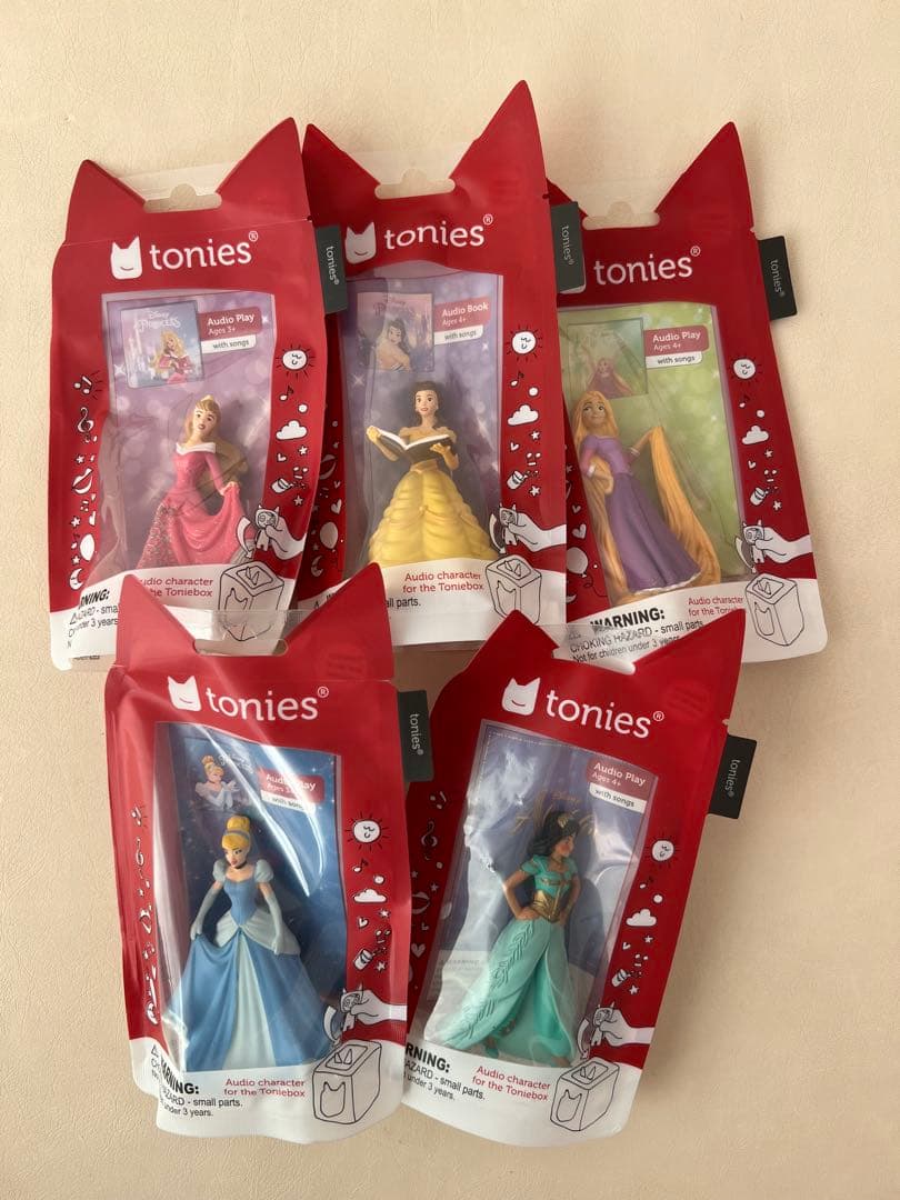 tonies ディズニープリンセス フィギュア 5体セット