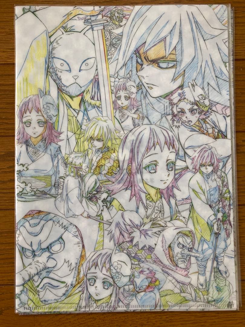 鬼滅の刃　絵巻カフェ　クリアファイル　第一期〜六期　6枚