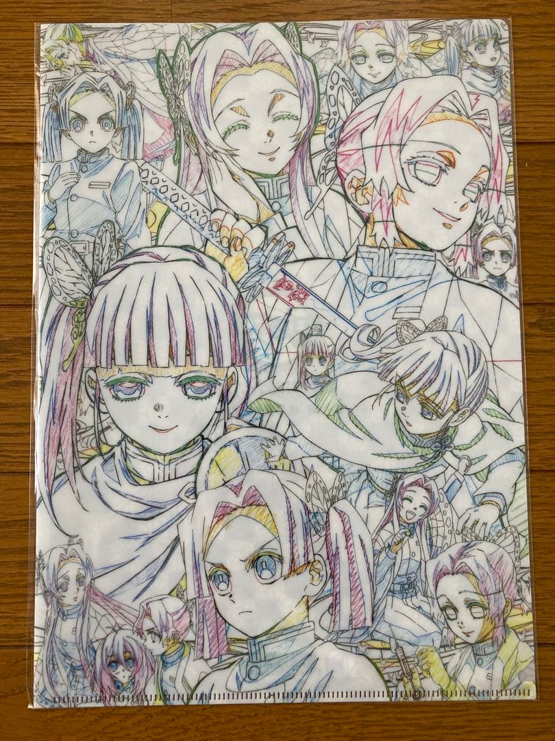 鬼滅の刃　絵巻カフェ　クリアファイル　第一期〜六期　6枚