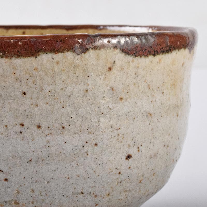 茶道具　唐津皮鯨茶碗　袱紗・時代箱付　V　R7954