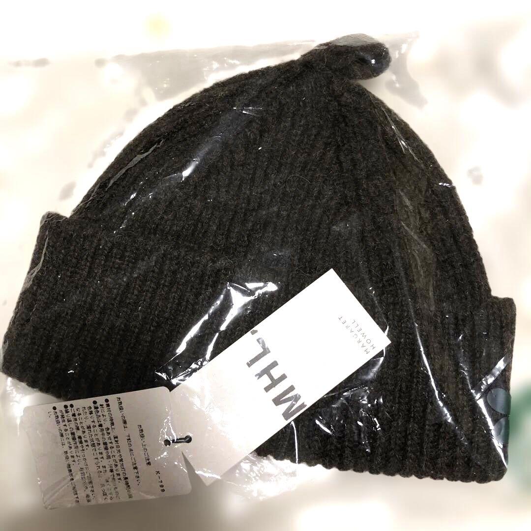 MARGAR HOWELL ニット帽 ブラウン