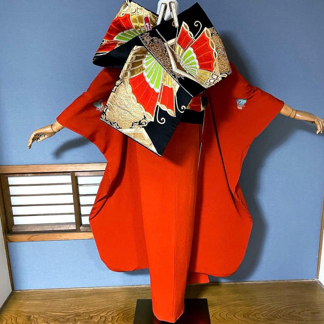 25点　振袖フルセット　ちりめん　新品ショール着付け道具付き　成人式振袖　振袖