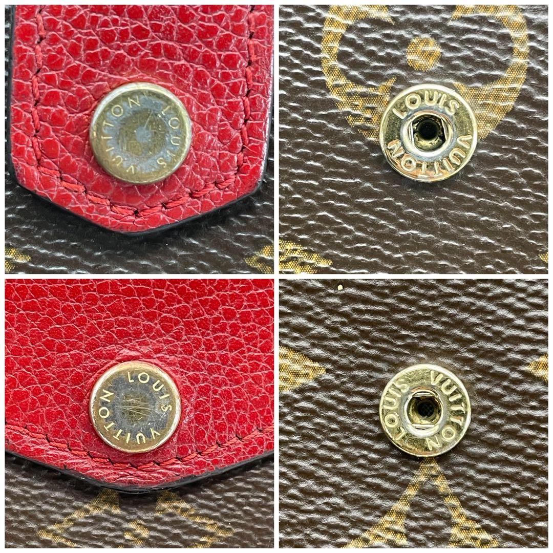 コンルイヴィトン　ポルトフォイユ　パラス　コンパクト モノグラム　2つ折り