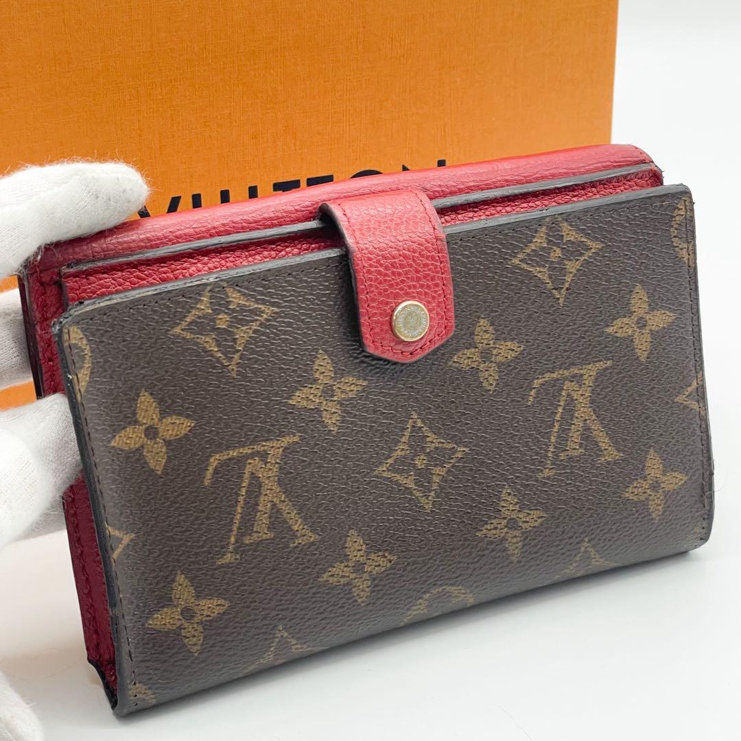 コンルイヴィトン　ポルトフォイユ　パラス　コンパクト モノグラム　2つ折り